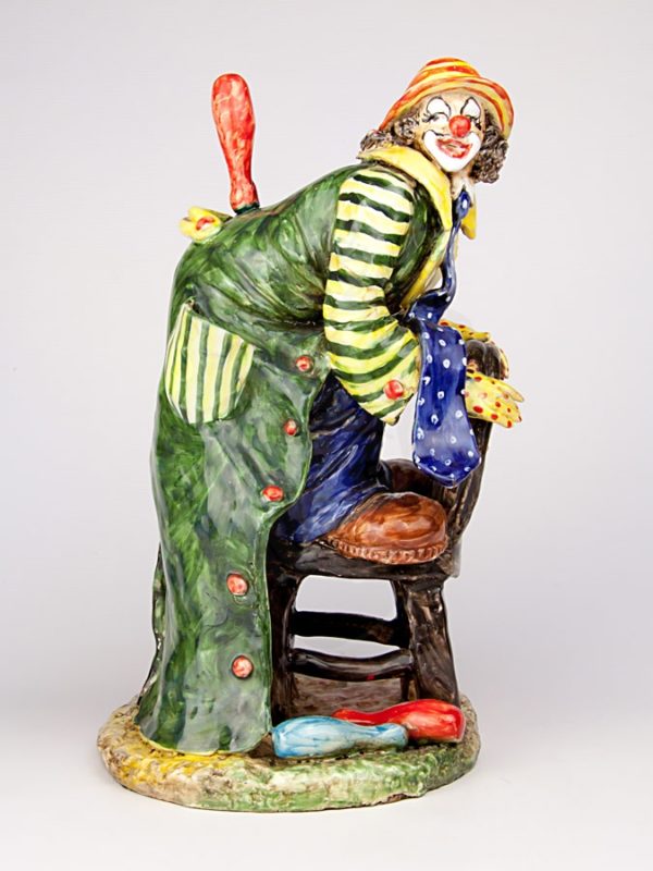Pagliaccio in ceramica - immagine 3
