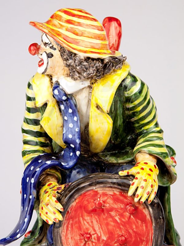 Pagliaccio in ceramica - immagine 2